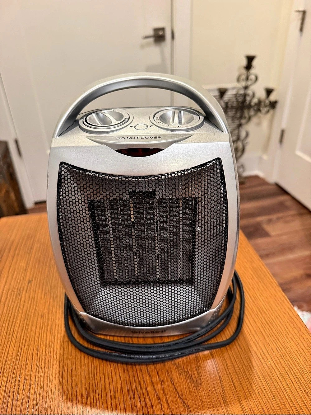 Pelonis Portable Ceramic Heater Gray